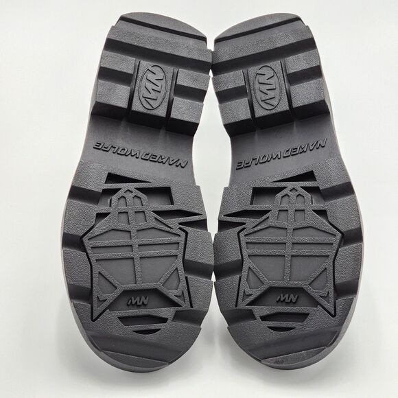 Naked Wolfe RARE Doom Nappa Prince Platform Ankle Boots Black Size 7M 9W BNIB - Picture 7 of 13